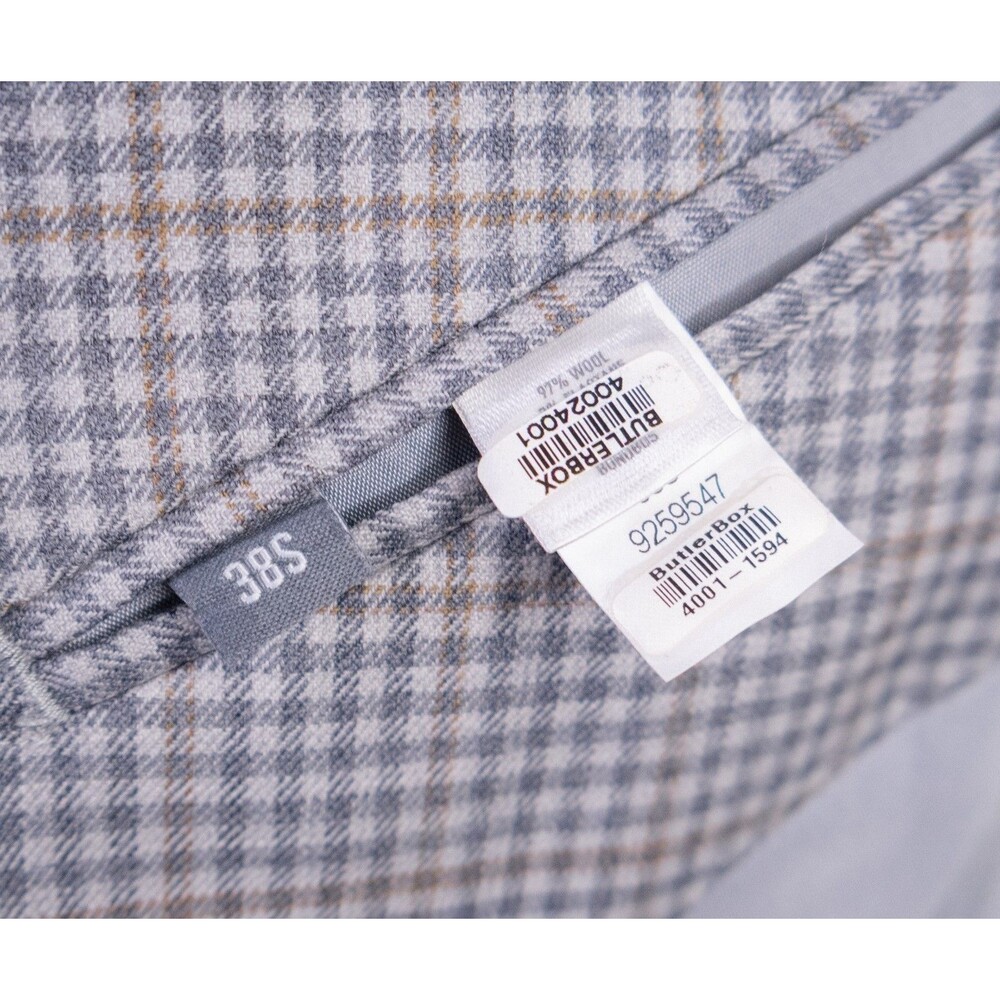 Bonobos Blazer Size 38S Plaid Standar Fit Sport Coat Jacket Blazer Wool Check - Picture 11 of 13